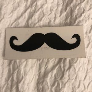Mustache sticker